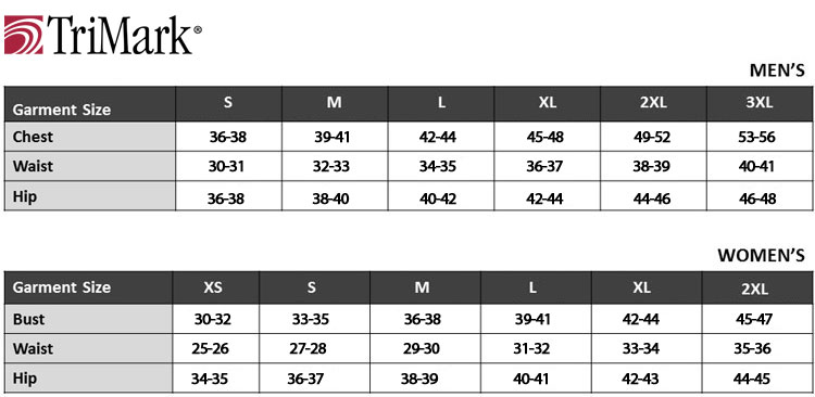 Sizing Chart