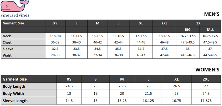 Sizing Chart