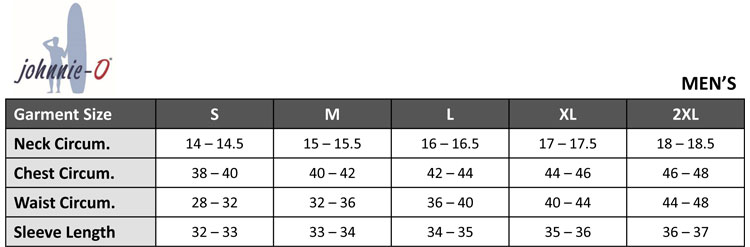 Sizing Chart